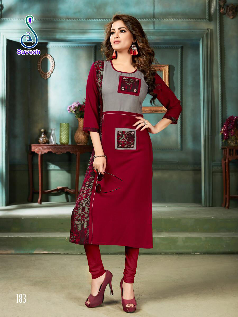 Natasha Vol-16 Suvesh Rayon Print Kurti Manufacturer Natasha Vol-16 Suvesh Rayon Print Kurti Manufacturer